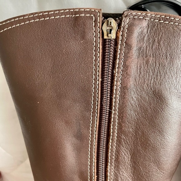 BROWN LEATHER RIDING BOOTS - Picture 8 of 8